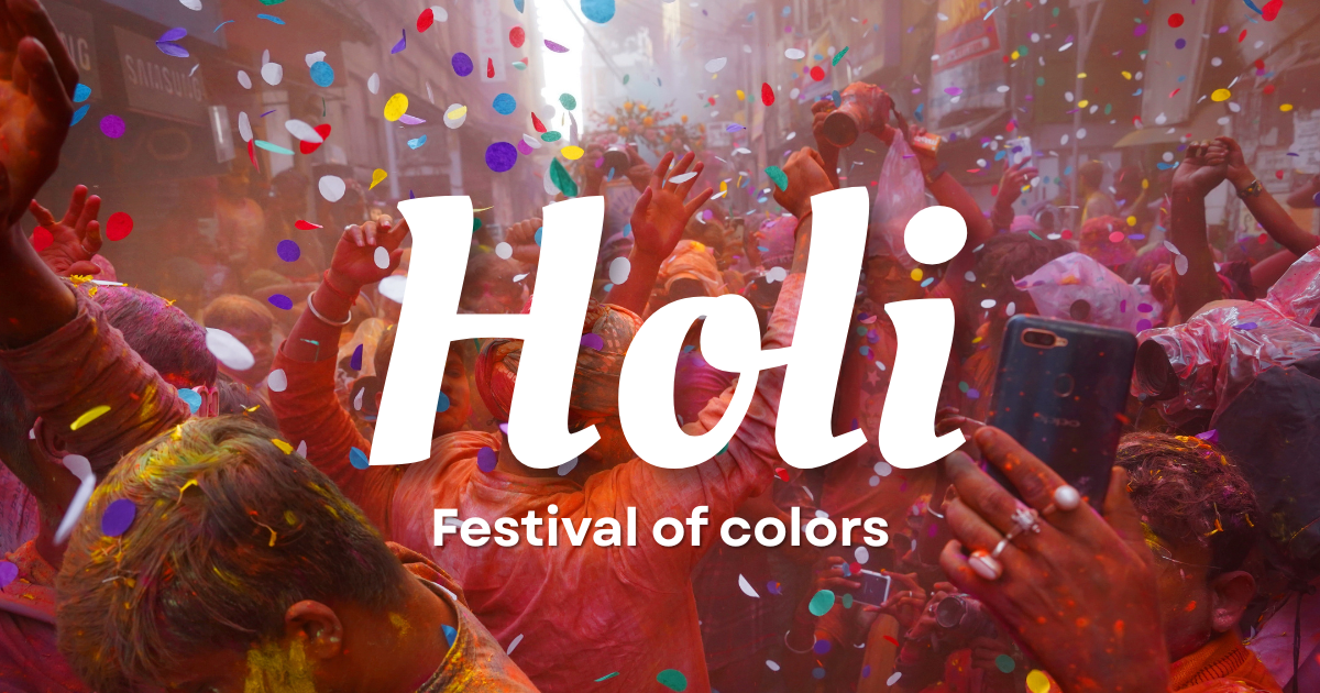 holi colors traditional indian festival